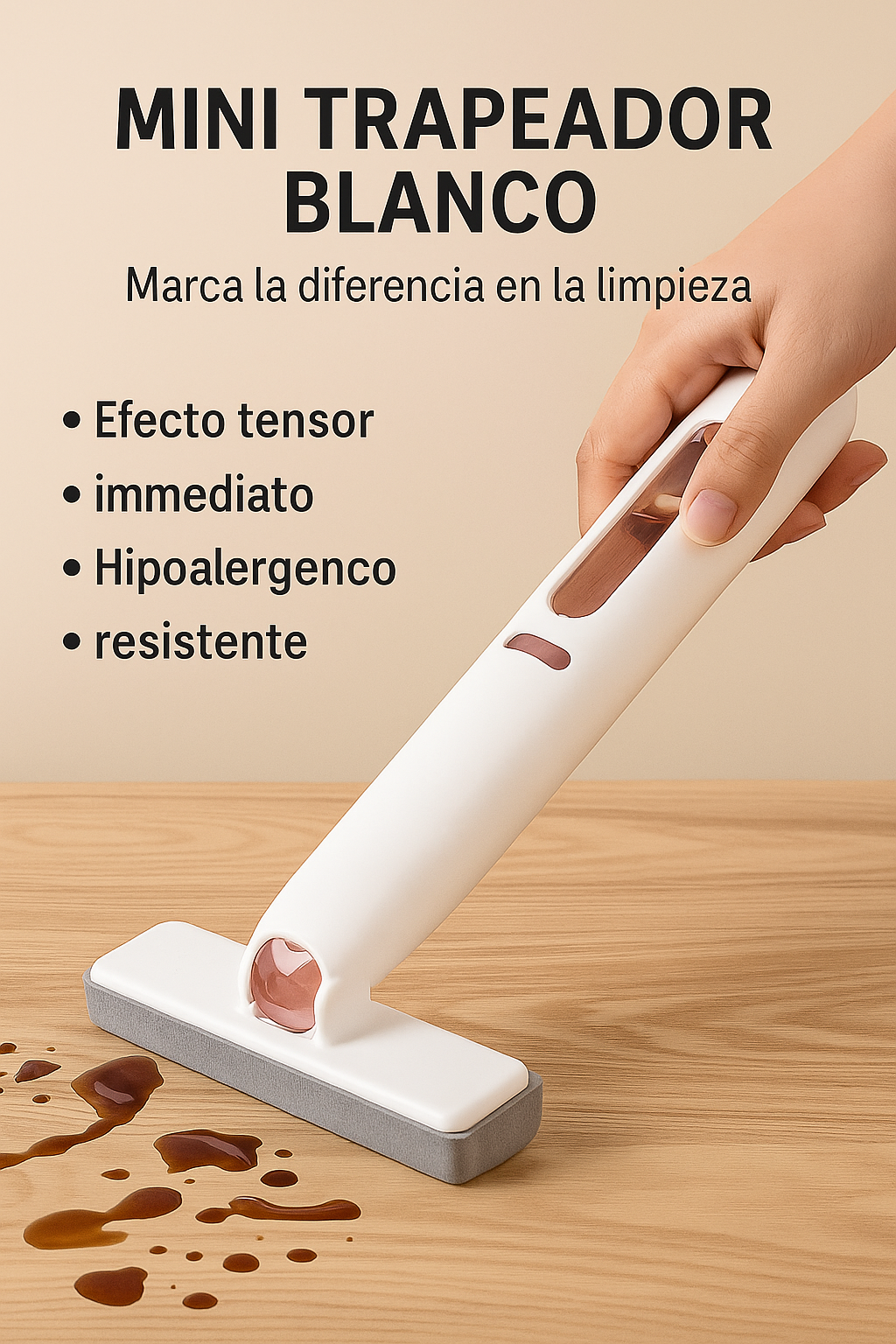 Pequeño pero Imparable: Descubre el Mini Trapeador Portátil