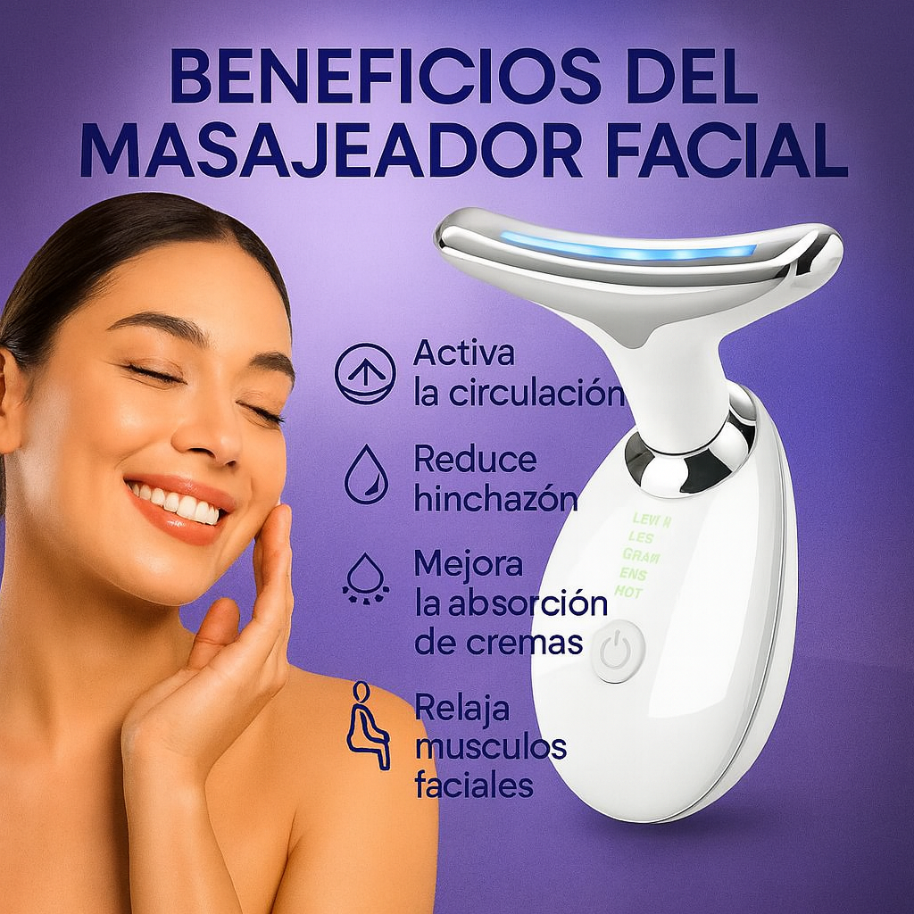 Masajeador Facial Lifting ¡LA SOLUCION A TUS PROBLEMAS!