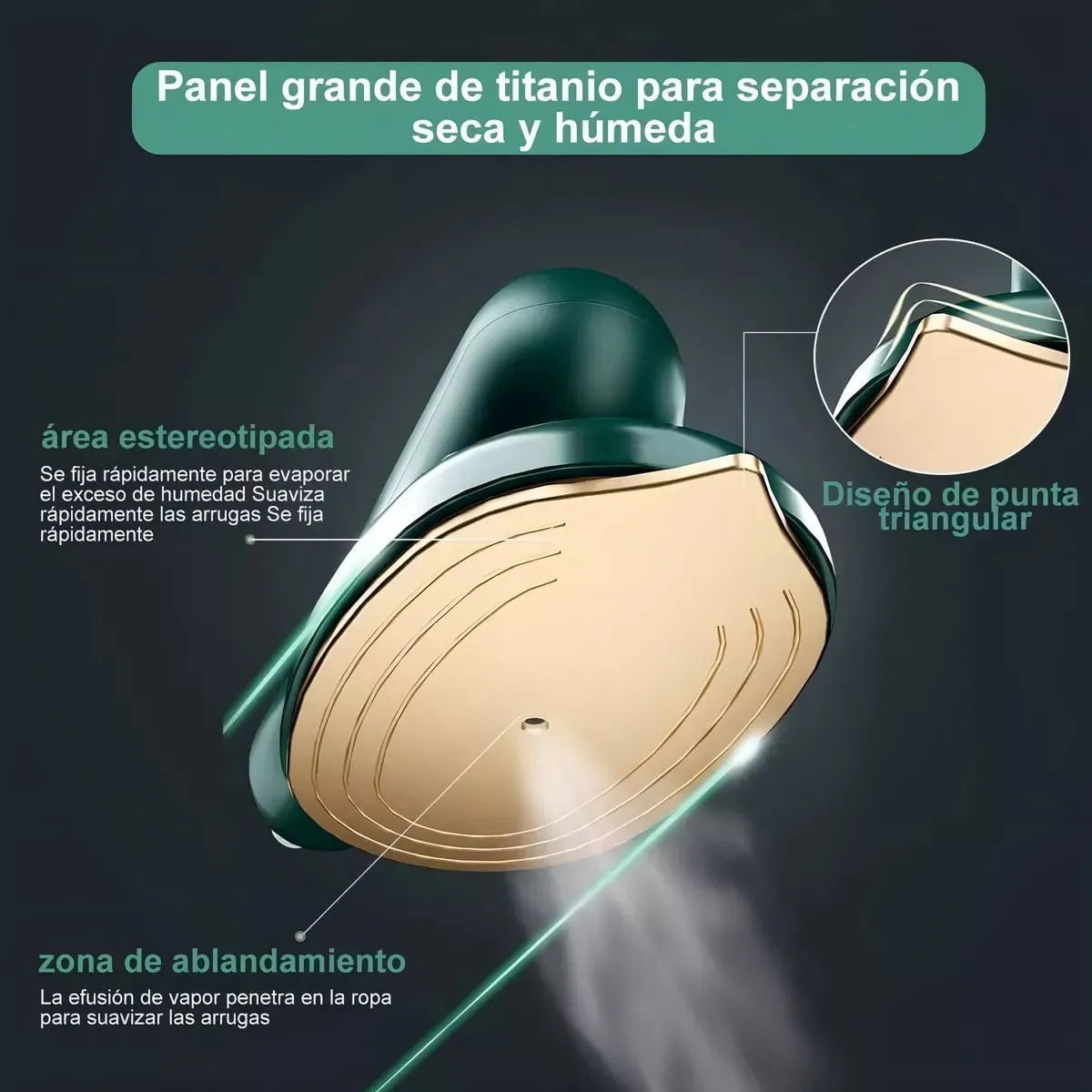 Mini Plancha Portatil a Vapor