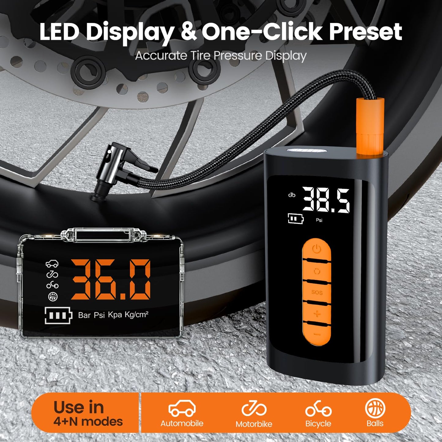 COMPRESOR DE AIRE PORTÁTIL