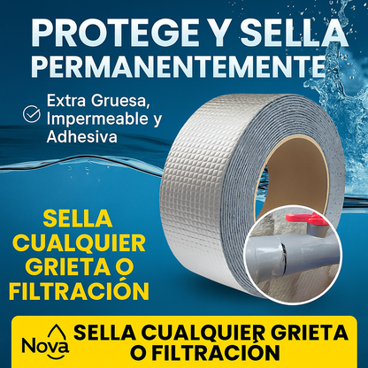 CINTA ADHESIVA IMPERMEABLE – El poder del sellado profesional