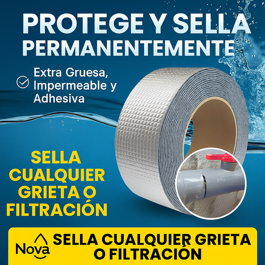CINTA ADHESIVA IMPERMEABLE – El poder del sellado profesional