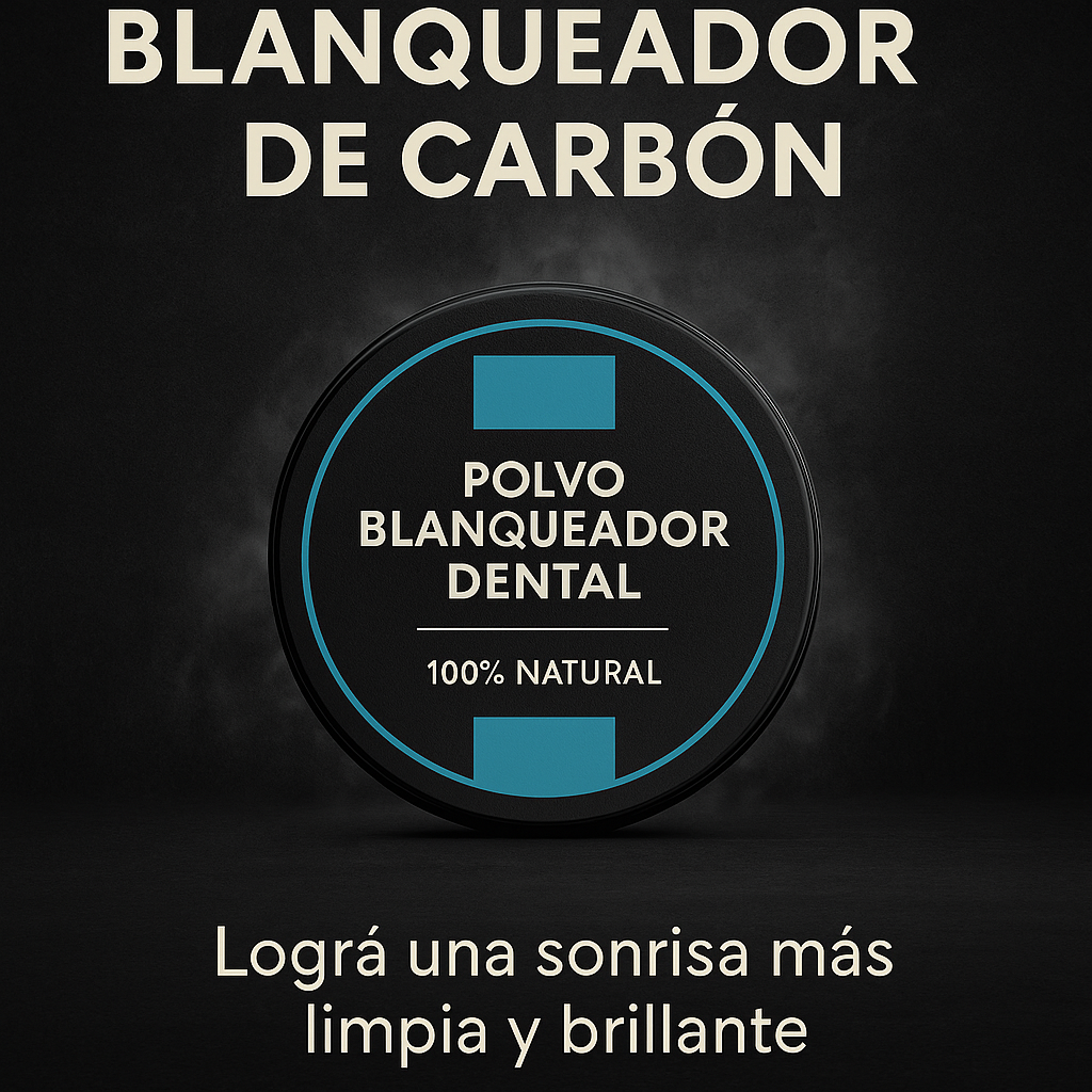 Blanqueador Dental con Carbón – Natural, Seguro y Efectivo