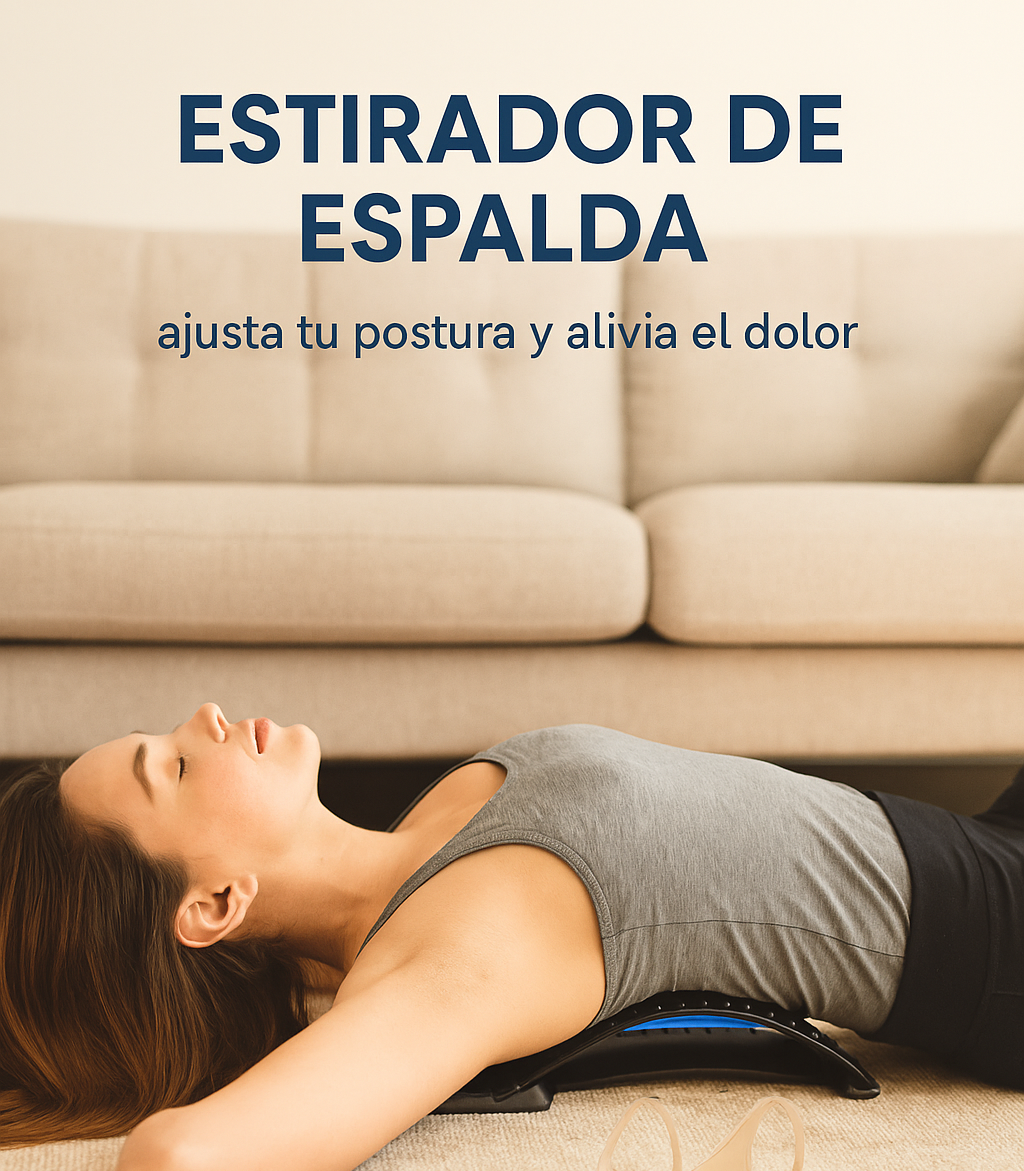 DISPOSITIVO PARA LA ESPALDA, ALIVIO AL INSTANTE Y EN CASA!