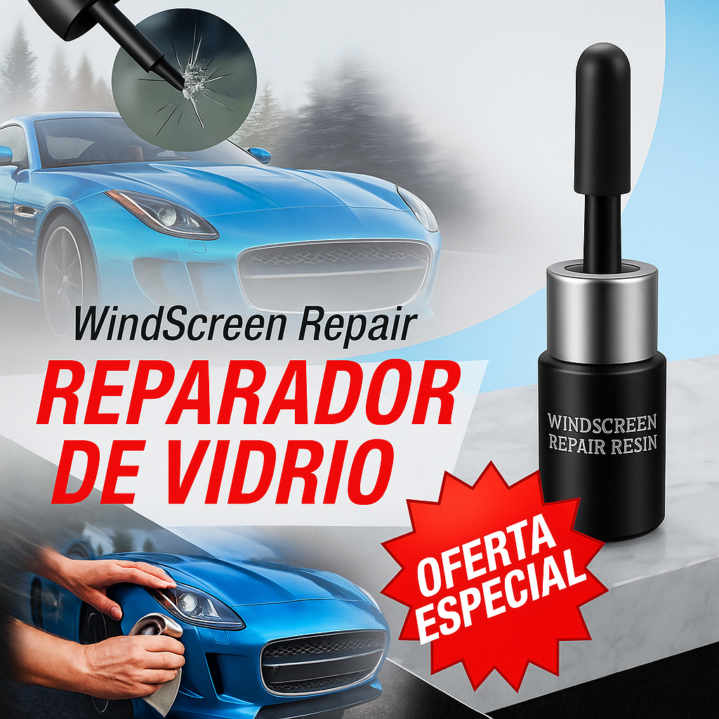 KIT REPARADOR DE VIDRIO GlassFix® Tecnología Nano