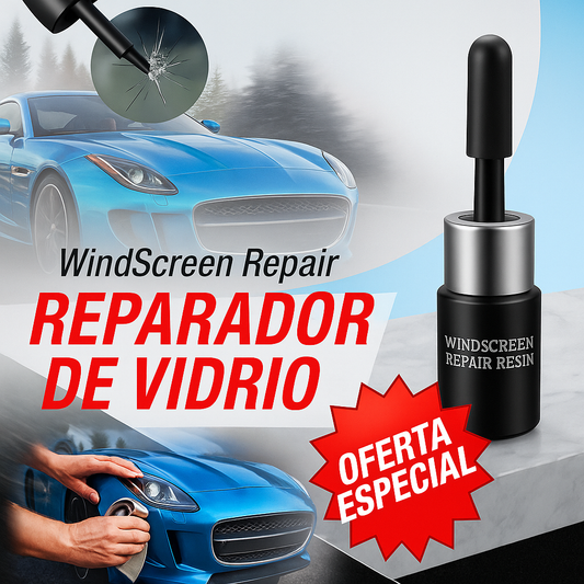 KIT REPARADOR DE VIDRIO GlassFix® Tecnología Nano