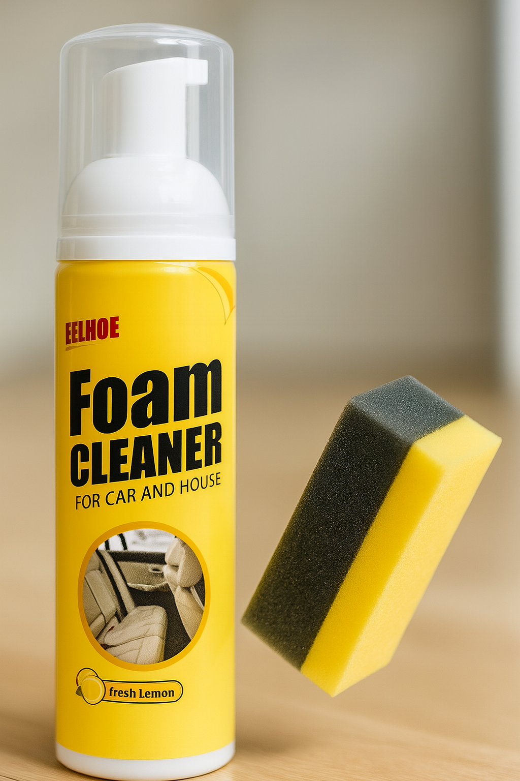 ✨ Espuma Multiusos Mágica – Limpieza profunda para tu auto y tu hogar.