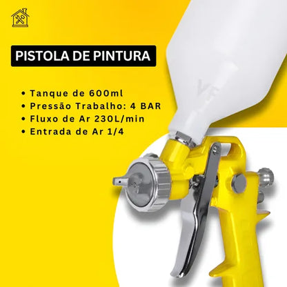 Pistola de pintar Bomvink 600ml