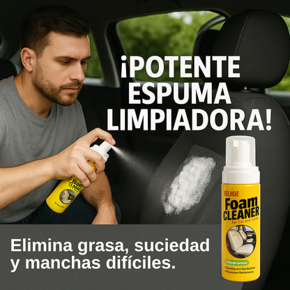 ✨ Espuma Multiusos Mágica – Limpieza profunda para tu auto y tu hogar.